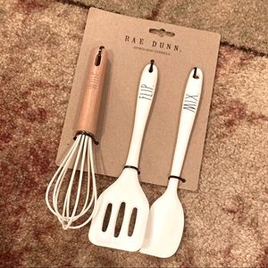 Rae Dunn WHIP FLIP MIX 3 Piece Mini Utensi…